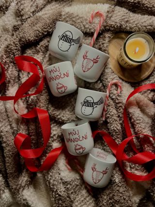 Vánoční kalíšky na e-shopu. 🎁❤️ 🎄www.estetic-ka.cz 🎄